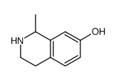 1-methyl-1,2,3,4-tetrahydroisoquinolin-7-ol结构式