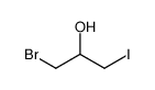 1-bromo-3-iodopropan-2-ol结构式