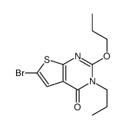 6-bromo-2-propoxy-3-propylthieno[2,3-d]pyrimidin-4-one Structure
