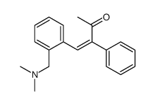 4-[2-[(dimethylamino)methyl]phenyl]-3-phenylbut-3-en-2-one结构式