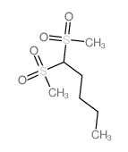 Pentane,1,1-bis(methylsulfonyl)- structure