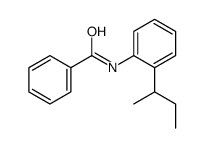 Benzamide, N-[2-(1-methylpropyl)phenyl]- (9CI)结构式