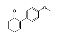 2-(4-Methoxyphenyl)-2-cyclohexen-1-one structure