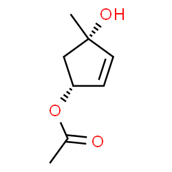 4-Cyclopentene-1,3-diol, 1-methyl-, 3-acetate, (1S,3R)- (9CI)结构式