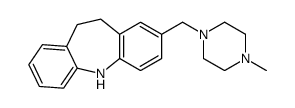 10,11-Dihydro-2-[(4-methyl-1-piperazinyl)methyl]-5H-dibenz[b,f]azepine structure