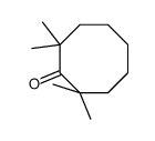 2,2,8,8-tetramethylcyclooctan-1-one结构式