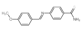 Benzenecarbothioamide,4-[[(4-methoxyphenyl)methylene]amino]- picture