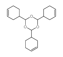 1,3,5-Trioxane,2,4,6-tri-3-cyclohexen-1-yl- Structure