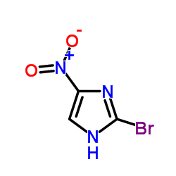 2-溴-4-硝基咪唑结构式