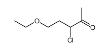 2-Pentanone,3-chloro-5-ethoxy- Structure