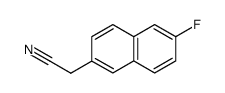 (6-fluoro-naphthalene-2-yl)-acetonitrile Structure