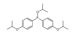 propan-2-yloxy-bis(4-propan-2-yloxyphenyl)phosphane Structure