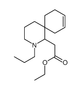 ethyl 2-(2-propyl-2-azaspiro[5.5]undec-9-en-1-yl)acetate Structure