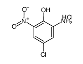 2-Amino-4-chloro-6-nitrophenol hydrochloride structure