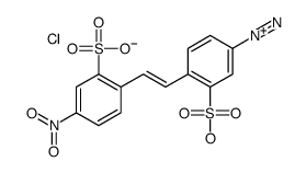 4-[2-(4-nitro-2-sulphophenyl)vinyl]-3-sulphobenzenediazonium chloride picture