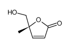 (5R)-5-(hydroxymethyl)-5-methylfuran-2-one结构式