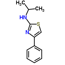 2-Thiazolamine,N-(1-methylethyl)-4-phenyl Structure