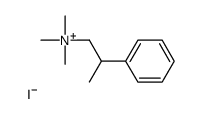 trimethyl(2-phenylpropyl)azanium,iodide Structure