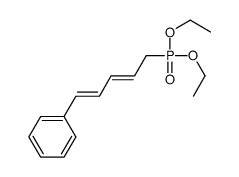 5-diethoxyphosphorylpenta-1,3-dienylbenzene结构式