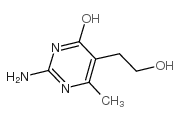 4(3H)-Pyrimidinone,2-amino-5-(2-hydroxyethyl)-6-methyl- Structure