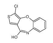 1-chloro-5H-thieno[3,4-b][1,5]benzoxazepin-4-one结构式