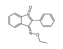1-oxy-2-phenyl-indol-3-on-(O-ethyl oxime ) Structure