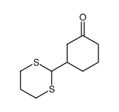 3-(1,3-dithian-2-yl)cyclohexan-1-one Structure