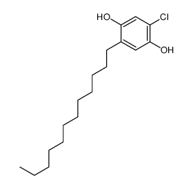 2-chloro-5-dodecylbenzene-1,4-diol Structure