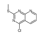 4-chloro-2-methylsulfanylpyrido[2,3-d]pyrimidine结构式