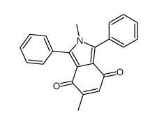 2,5-dimethyl-1,3-diphenylisoindole-4,7-dione结构式