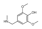 Phenol, 2,6-dimethoxy-4-[(methylamino)methyl]- (9CI) structure