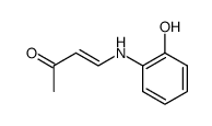 β-(o-hydroxyphenylamino)vinyl methyl ketone结构式