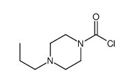 1-Piperazinecarbonyl chloride, 4-propyl- (9CI) Structure