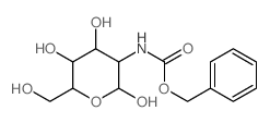 D-Glucopyranose,2-deoxy-2-[[(phenylmethoxy)carbonyl]amino]- Structure