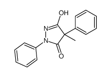 4-methyl-1,4-diphenylpyrazolidine-3,5-dione Structure