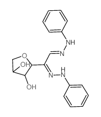 2-[N-anilino-C-[(phenylhydrazinylidene)methyl]carbonimidoyl]oxolane-3,4-diol picture