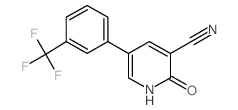 2-OXO-5-[3-(TRIFLUOROMETHYL)PHENYL]-1,2-DIHYDRO-3-PYRIDINECARBONITRILE结构式