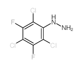 Hydrazine,(2,4,6-trichloro-3,5-difluorophenyl)-结构式