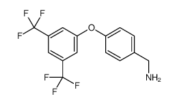 [4-[3,5-bis(trifluoromethyl)phenoxy]phenyl]methanamine Structure