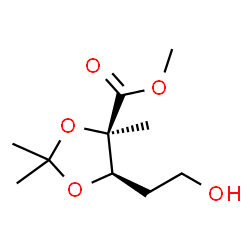 L-erythro-Penturonic acid, 2-deoxy-4-C-methyl-3,4-O-(1-methylethylidene)-, methyl ester (9CI)结构式