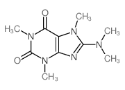 8-dimethylamino-1,3,7-trimethyl-purine-2,6-dione Structure