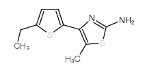 2-Thiazolamine,4-(5-ethyl-2-thienyl)-5-methyl-(9CI)结构式