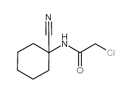 2-氯-N-(1-氰基环己基)-乙酰胺结构式