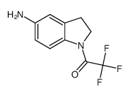 1-(5-氨基二氢吲哚-1-基)-2,2,2-三氟乙酮结构式
