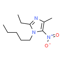 Imidazole, 2-ethyl-4-methyl-5-nitro-1-pentyl- (8CI) structure
