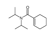 N,N-diisopropyl-1-cyclohexenecarboxamide结构式