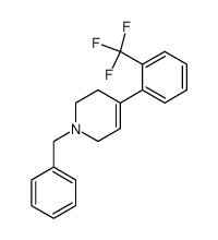 1-benzyl-4-(2-(trifluoromethyl)phenyl)-1,2,3,6-tetrahydropyridine结构式
