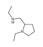 ethyl[(1-ethylpyrrolidin-2-yl)methyl]amine structure