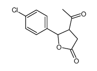 4-acetyl-5-(4-chlorophenyl)oxolan-2-one结构式