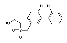 2-[[[4-(phenylazo)phenyl]methyl]sulphonyl]ethanol structure